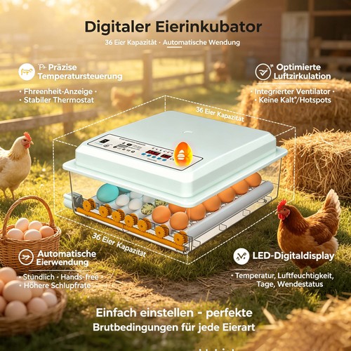 Eier brutautomat - 36,